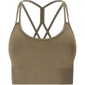 Athlecia - Women's Missori V2 Seamless Bra - Sportbeha L/XL, bruin