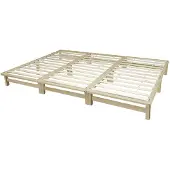 Homestyle4u Familiebed - 270x200 cm - Palletbed - Massief houten
