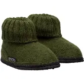 Bergstein kids pantoffels Groen Jongens/Meisjes Wol Effen - maat 20