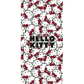 Hello Kitty Strandlaken Strik - 70 x 140 cm - Katoen