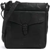 Spikes & Sparrow Bronco Millie | Crossbody tas leer | zwart