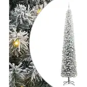 vidaXL Kunstkerstboom Groen 270 cm PVC en Staal en Kunststof