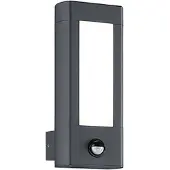 TRIO LED Wandleuchte Rhine Anthrazit 2 x 4,5W 600lm warmweiß 3000K IP54 Bewegungsmelder