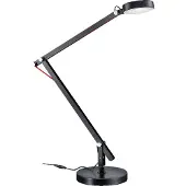 TRIO AMSTERDAM - Tafellamp - Bureaulamp - Zwart - incl. 1x SMD 5W - 500lm - 3000K - Voet, Klem en Wandmontage
