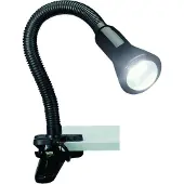 TRIO LED Klemlamp E14 | Flexo | Rond | Zwart | IP20 | Snoerschakelaar | Lighting