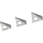 TRIO ECCO - Wandlamp - Nikkel mat - incl. 3x SMD 3 W - Snoerschakelaar - Zwenkbaar - Wandmontage - FLEX - Connect
