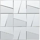 Beliani ANCEMONT - Wandspiegel - Zilver - Glas