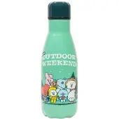 Pricenet , Isotherme Fles 260ml Design Outdoor Weekend Alle Karakters, Groen