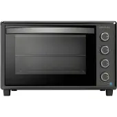 Cecotec Bake&Toast 6090, zwarte draaitafeloven, 60 liter, zwart, met draaitafel, 2200 W