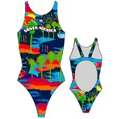 Turbo Santa Monica Swimsuit Zwart XL Vrouw