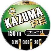 Asari Kazuma 8x Pe Gevlochten Vislijn 100 M Groen 0.350 mm