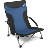 Kampa Sandy Low Chair Midnight Opvouwbare lage campingstoel