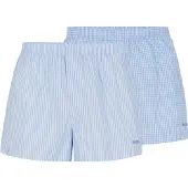 BOSS Boxershorts lichtblauw / wit