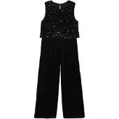 Vertbaudet Fluwelen jumpsuit met pailletten voor meisjes