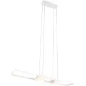 TRIO Led Hanglamp Kantoor Albany Wit