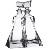 Bohemia Kristallen whisky karaffen LOVERS - 2 stuks