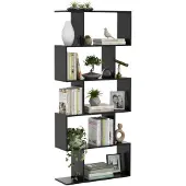 Zenzee – Boekenkast – Vakkenkast – Roomdivider – Opbergkast – Kast - Zwart