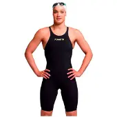 Funkita Apex Viper Kneeskin Open Back Competition Swimsuit Zwart 22 Vrouw