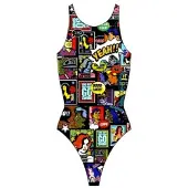 Turbo Yeah Comic 894681 Swimsuit Veelkleurig M Vrouw