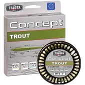 Traper Fly Concept Trout Fly Fishing Line 27 M Transparant Line 6