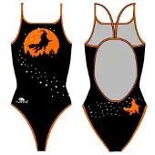 Turbo Halloween Witch Swimsuit Zwart 5XL Vrouw