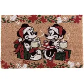 Disney Kerst deurmat | | 60 x 40 cm (Mickey en Minnie Mouse)