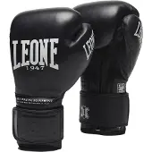 Leone1947 The Greatest Laces Leather Boxing Gloves Zwart 10 oz