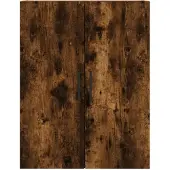 vidaXL Hoge kast 69,5x34x180 cm bewerkt hout gerookt eikenkleurig
