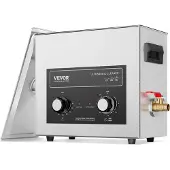 Vevor Ultrasoonreiniger met verwarmingstimer en mand 6 L Professionele digitale sonische cavitatiemachine