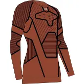 X-Bionic - Symbio Merino Shirt L/S - Merino-ondergoed XL, bruin