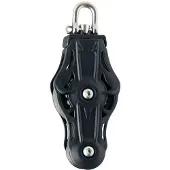 WICHARD Fiddle Swivel Shackle Bearing Pulley Zilver 45 mm