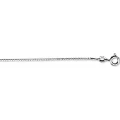 Trendjuwelier huiscollectie 4105078 Collier Witgoud Venetiaans 0,8 mm