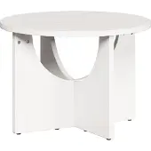 vidaXL Salontafel Wit 50 x 50 x 35 cm Massief grenenhout