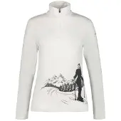 Icepeak - ellenton - Skipully met rits dames - Wit