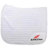 Zandona Padded Cotton Dressuur Zadeldekje Wit