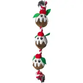 Happy pet kerstpudding flostouw 49x9x6 cm
