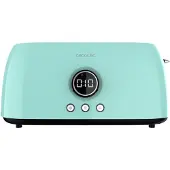 Cecotec Digital Broodrooster Classic Toast 1500 Blue ExtraDouble. 1500 W, 2 extra brede lange sleuven, 3 vooraf ingestelde funct