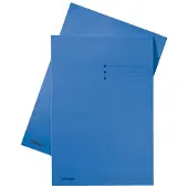 Esselte inlegmap karton met lijnbedrukking formaat folio blauw (100 stuks)