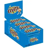 M&M's Crispy - melk chocolade snoepjes - uitdeelzakjes 24x36 gram