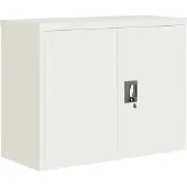 vidaXL Archiefkast 90x40x110 cm staal wit