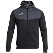 Joma Campus Street Full Zip Sweatshirt Zwart L Man