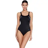 Zoggs Sydney U Back Swimsuit Zwart 38 Vrouw