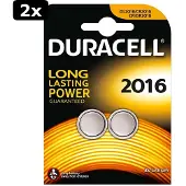Duracell 2x Knoopcel Lith A2 2016