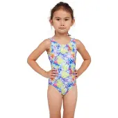 Zoggs Scoopback Swimsuit Blauw 3 Years Meisje