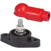 Blue Sea Systems Powerpost-kabelconnector 3/8´´ Isolator Zwart