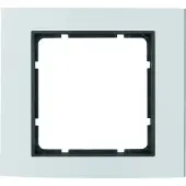 Hager BER B3 frame 10113004, enkelvoudig, aluminium/anthraciet