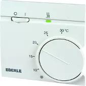 Eberle RTR Ruimtethermostaat H8.4xB8.4xD2.75cm Wit
