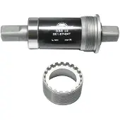 Sunrace Trapas - BSA 107 mm - Kogellager - Zilver/Zwart