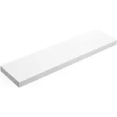 Hoppa! Rustieke Zwevende Wandplank | Wandrek van Hout met Bevestigingsmateriaal | Wit | 80 x 20 x 3.8 cm (B x D x H)