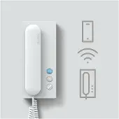 Siedle Weiß intercomsysteem 6+n IQ HTA met WLAN-interface voor de -app